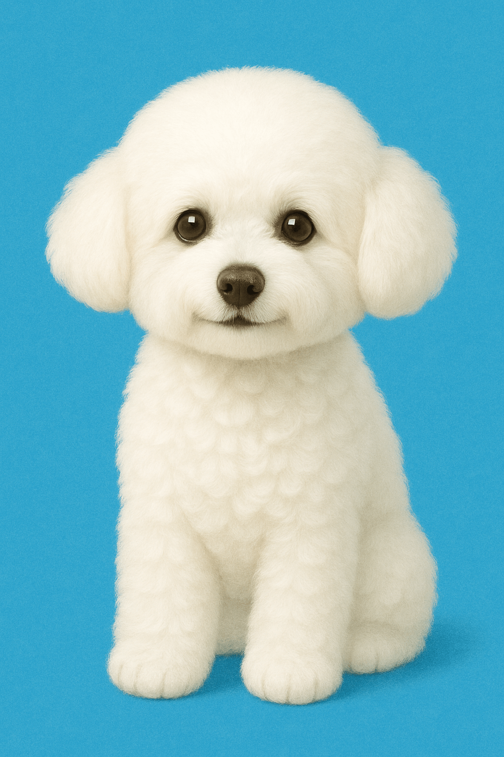 トイプードル　白