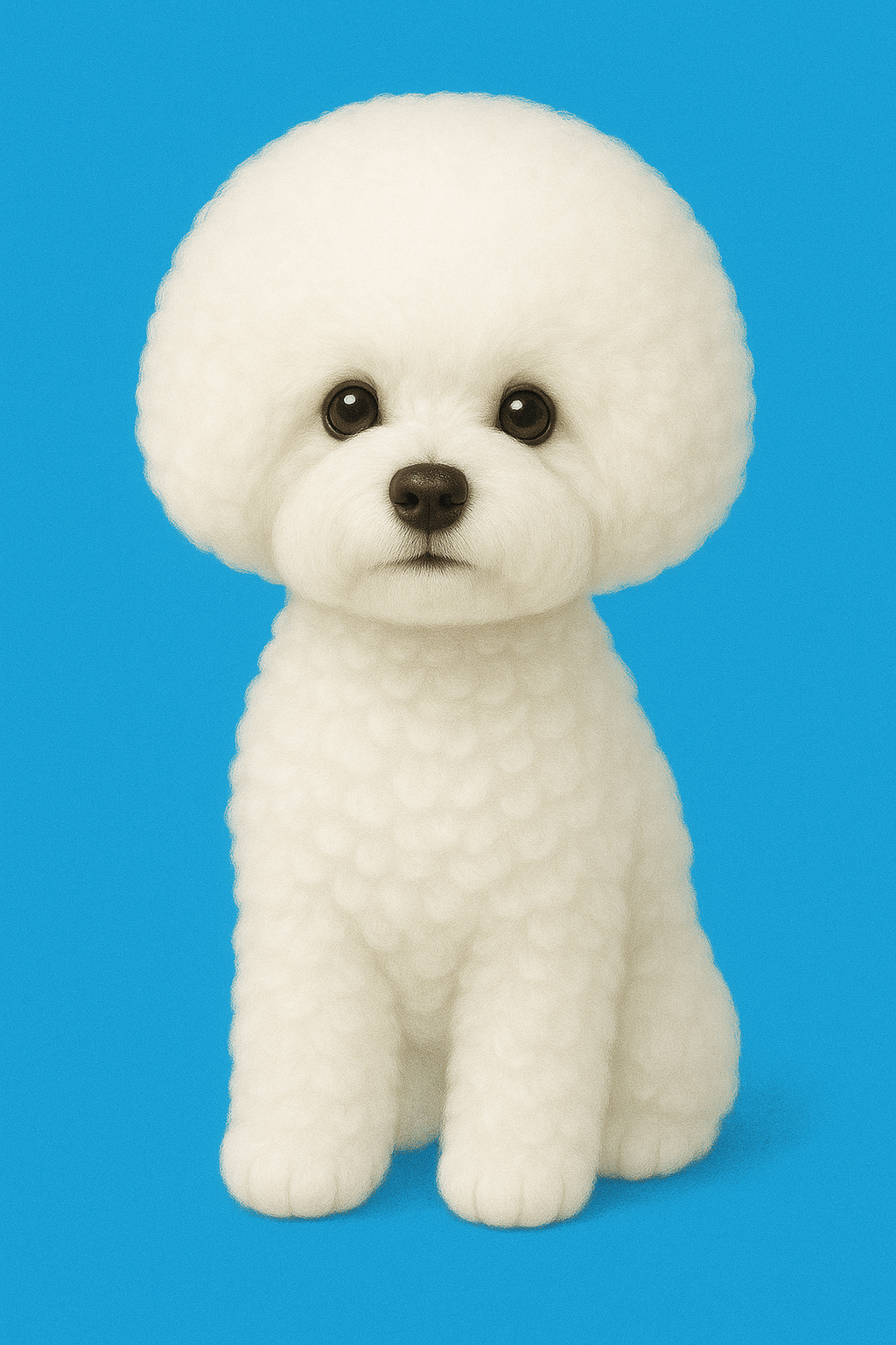 トイプードル　白